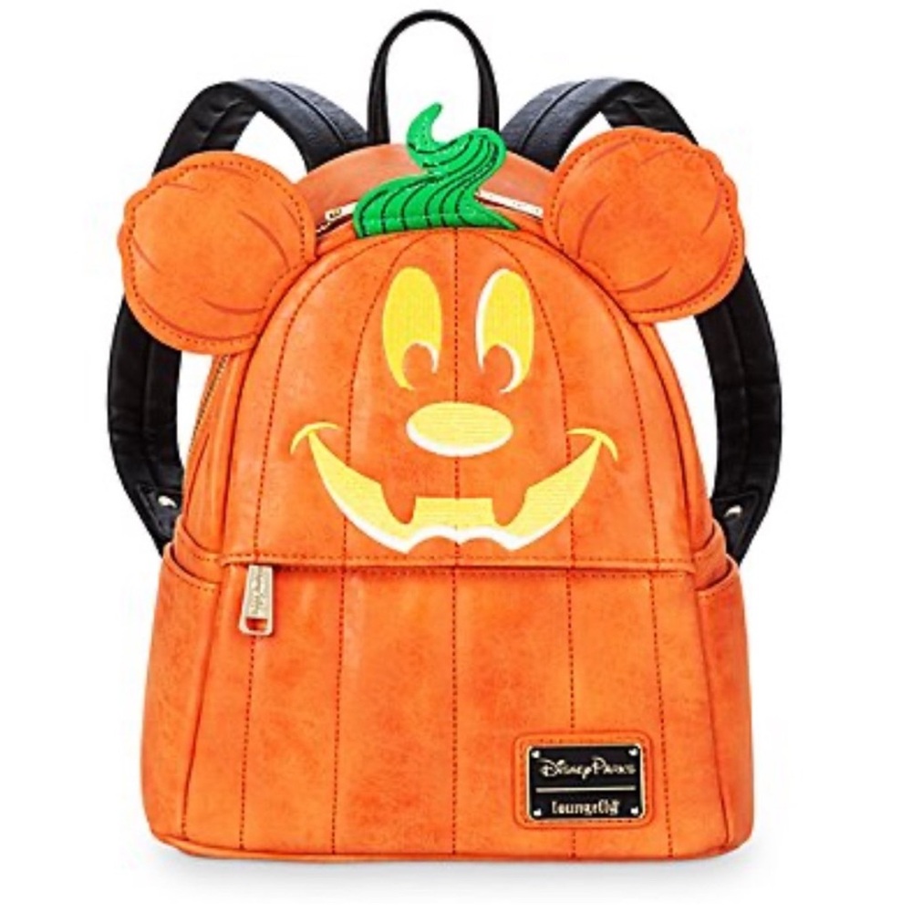 RETIRED Disney Parks Loungefly Pumpkin Backpack